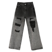 Ripped Hole Washed Jeans Streetwear Brand Techwear Combat Tactical YUGEN THEORY
