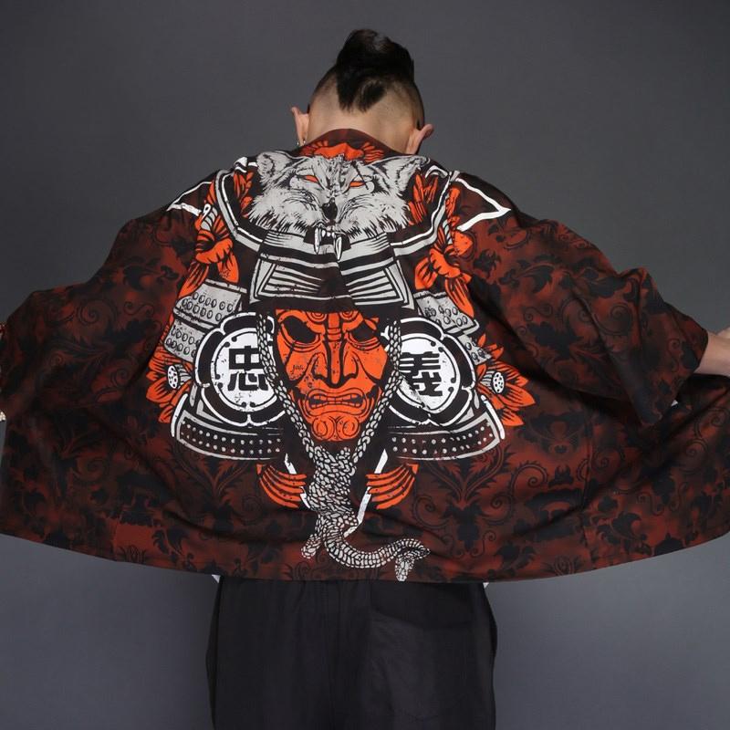 Samurai Kimono Cardigan Shirt Streetwear Brand Techwear Combat Tactical YUGEN THEORY