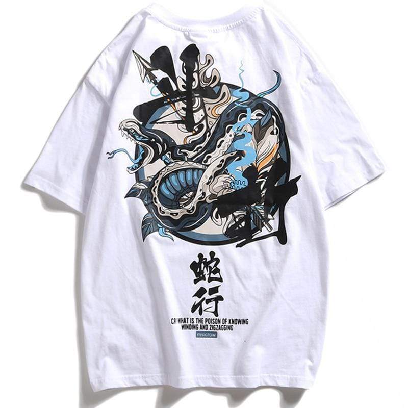 Sea Serpent Tee Streetwear Brand Techwear Combat Tactical YUGEN THEORY