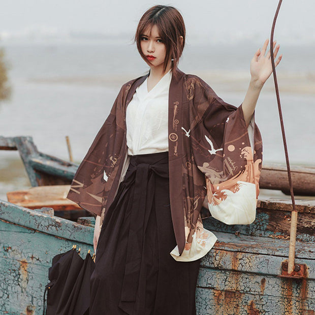 Sea Voyage Haori Kimono Cardigan Streetwear Brand Techwear Combat Tactical YUGEN THEORY