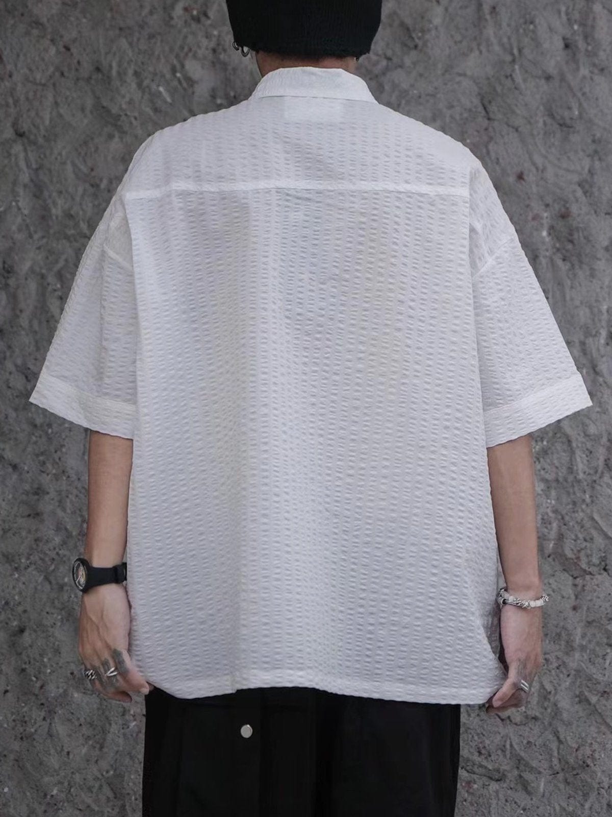 Shoulder Chain Short Sleeve Shirt Streetwear Brand Techwear Combat Tactical YUGEN THEORY