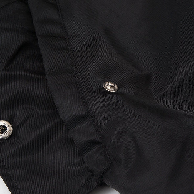 Skeleton Embroidery Folds Jacket Streetwear Brand Techwear Combat Tactical YUGEN THEORY