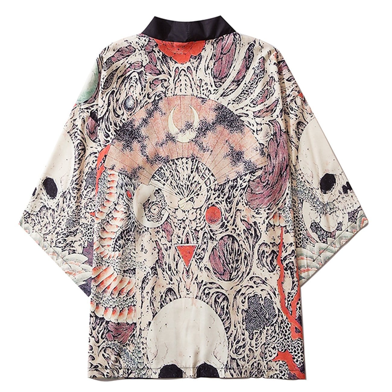 Skull Print Kimono Streetwear Brand Techwear Combat Tactical YUGEN THEORY