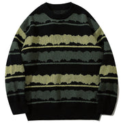 Small Daisy Pattern Knitted Sweater Streetwear Brand Techwear Combat Tactical YUGEN THEORY
