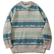 Small Daisy Pattern Knitted Sweater Streetwear Brand Techwear Combat Tactical YUGEN THEORY