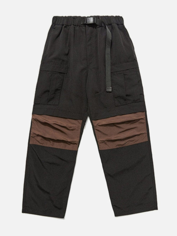 Splicing Multi Pockets Zipper Pants Streetwear Brand Techwear Combat Tactical YUGEN THEORY