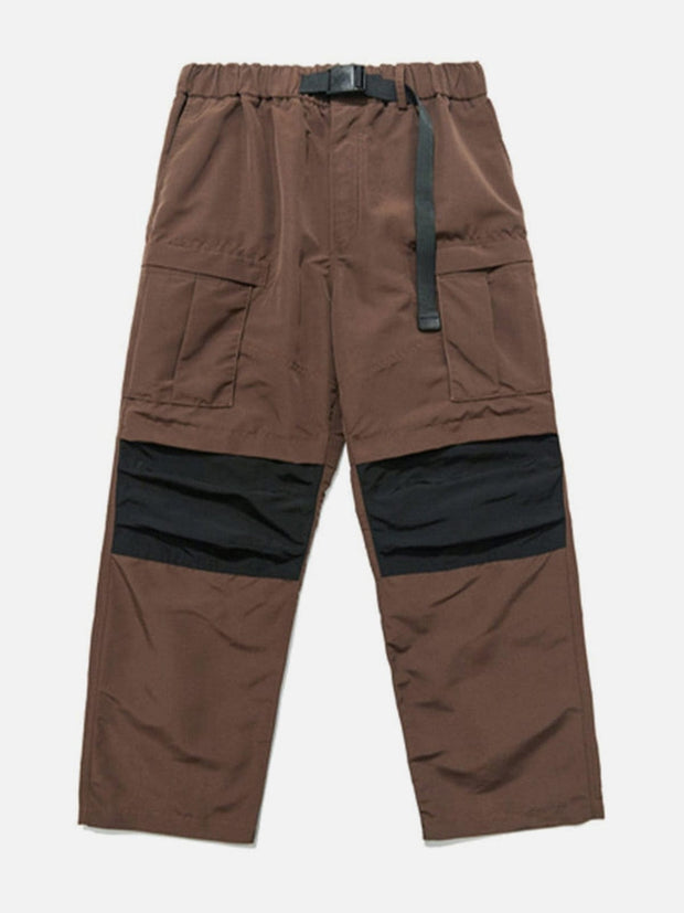 Splicing Multi Pockets Zipper Pants Streetwear Brand Techwear Combat Tactical YUGEN THEORY
