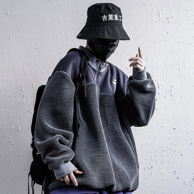 Stand-up Collar Sweatshirt Streetwear Brand Techwear Combat Tactical YUGEN THEORY