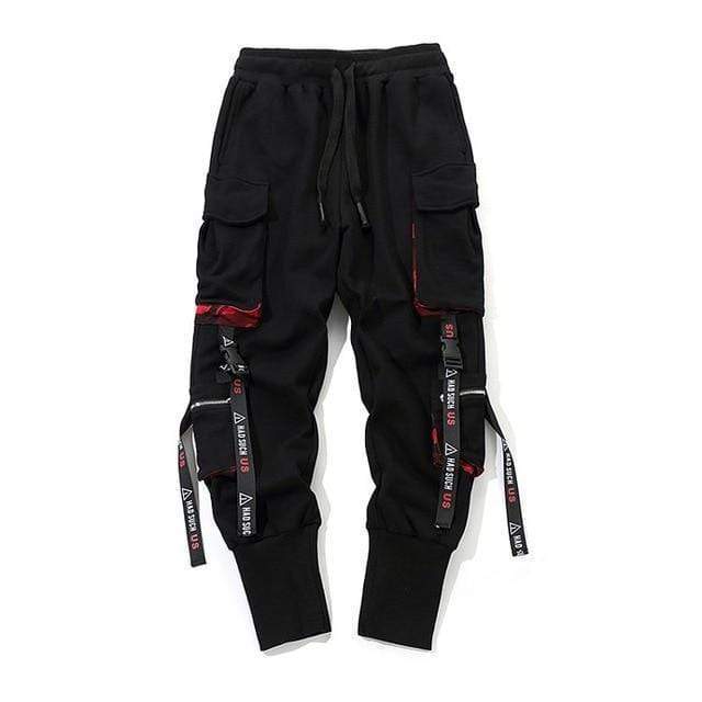 Strap Camo Cargo Pants Streetwear Brand Techwear Combat Tactical YUGEN THEORY