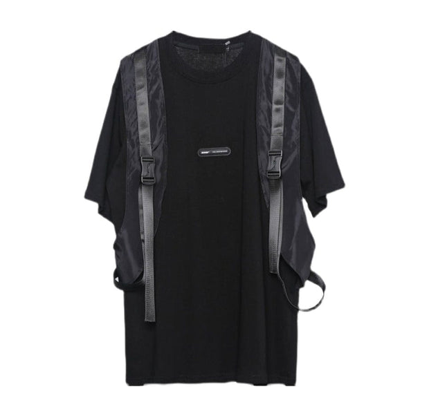 Strapped Layer Darkwear T-Shirt Streetwear Brand Techwear Combat Tactical YUGEN THEORY