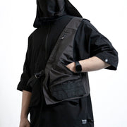 Streamer Half-length Pocket Vest Streetwear Brand Techwear Combat Tactical YUGEN THEORY