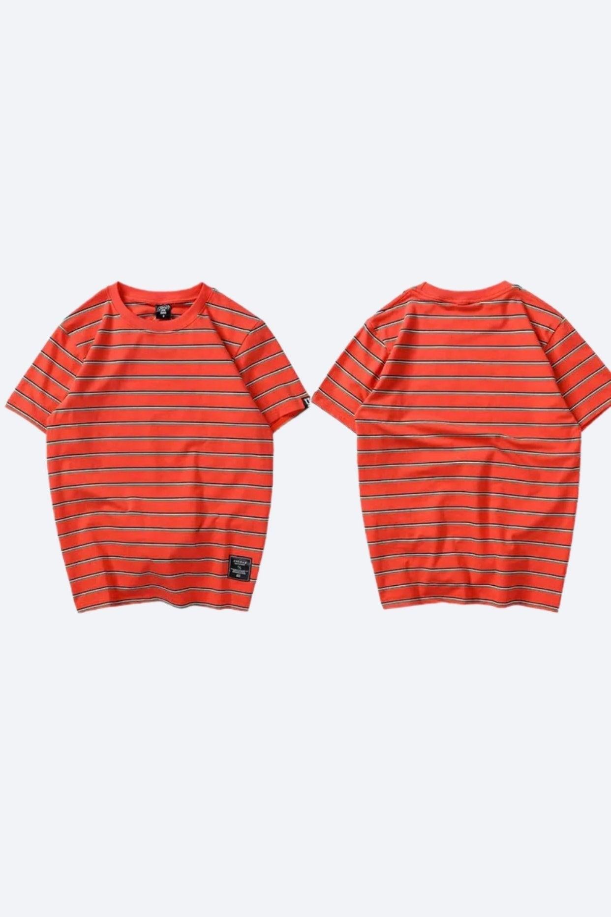 Stripe T-Shirt Streetwear Brand Techwear Combat Tactical YUGEN THEORY