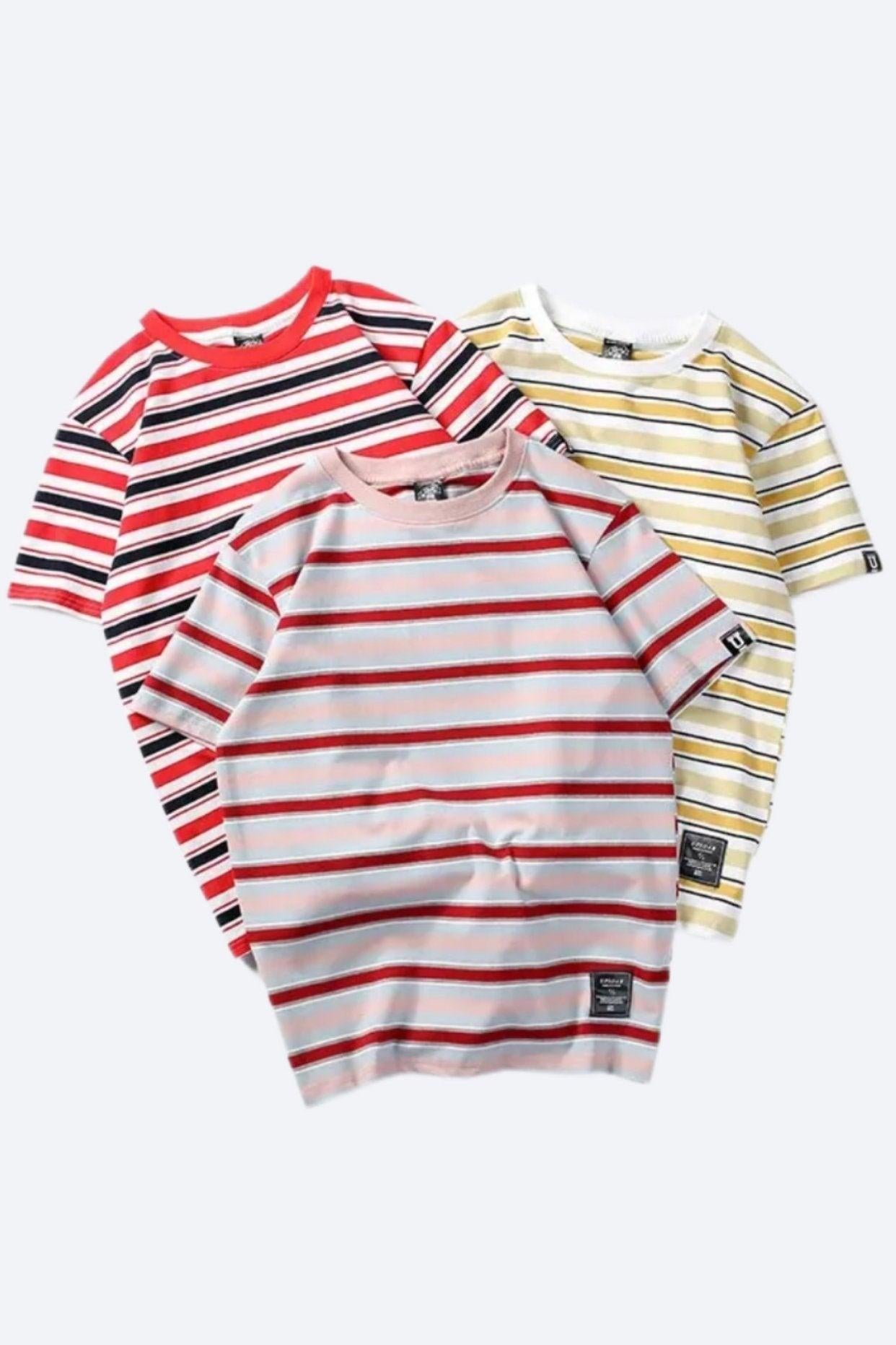 Stripe T-Shirt Streetwear Brand Techwear Combat Tactical YUGEN THEORY