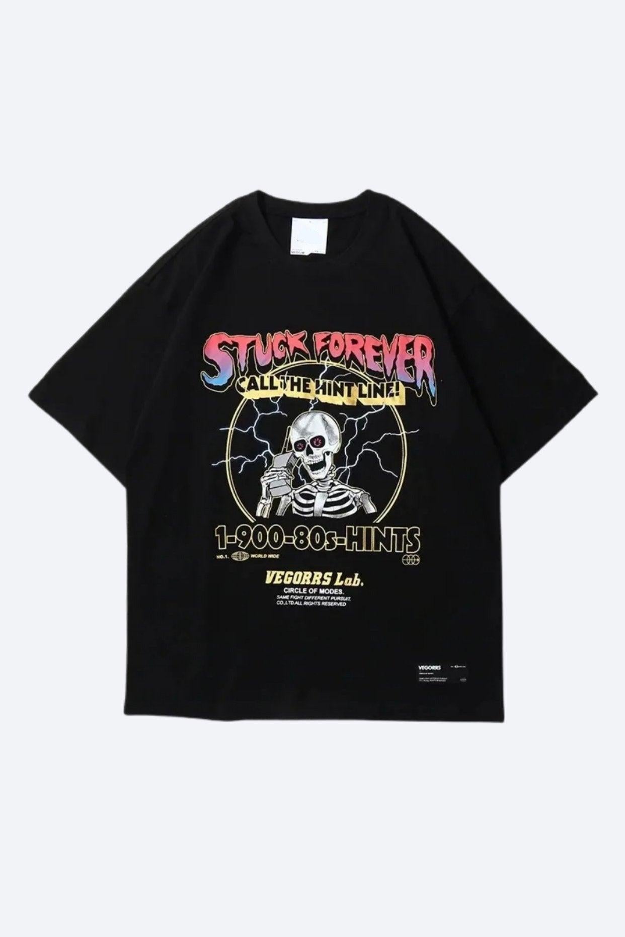 Stuck Forever T-Shirt Streetwear Brand Techwear Combat Tactical YUGEN THEORY