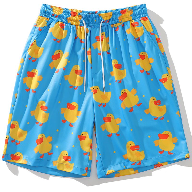 Summer Shorts Yellow Duck Streetwear Brand Techwear Combat Tactical YUGEN THEORY