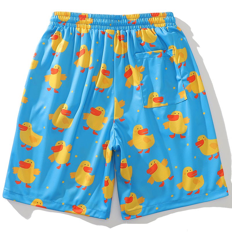 Summer Shorts Yellow Duck Streetwear Brand Techwear Combat Tactical YUGEN THEORY