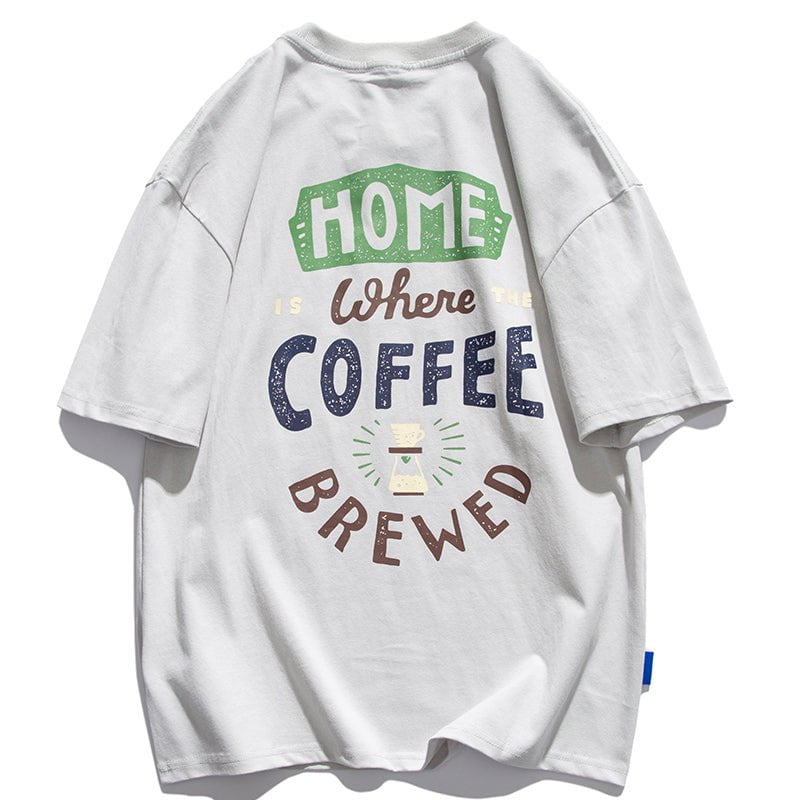 Summer T-shirt Home Coffee Streetwear Brand Techwear Combat Tactical YUGEN THEORY