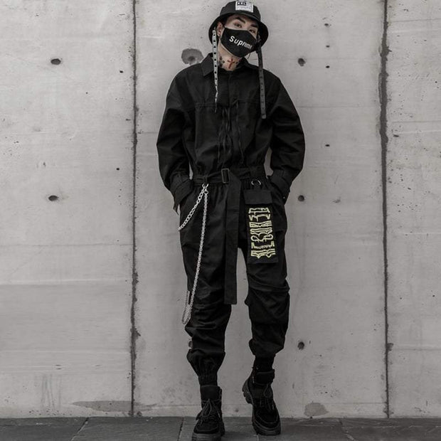 Tactical Warcore Jumpsuit Streetwear Brand Techwear Combat Tactical YUGEN THEORY