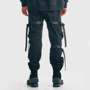 Techwear Multi Pockets Ribbons Cargo Pants Streetwear Brand Techwear Combat Tactical YUGEN THEORY