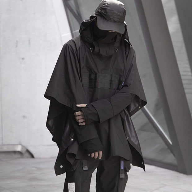 Techwear Ninja Cape Streetwear Brand Techwear Combat Tactical YUGEN THEORY