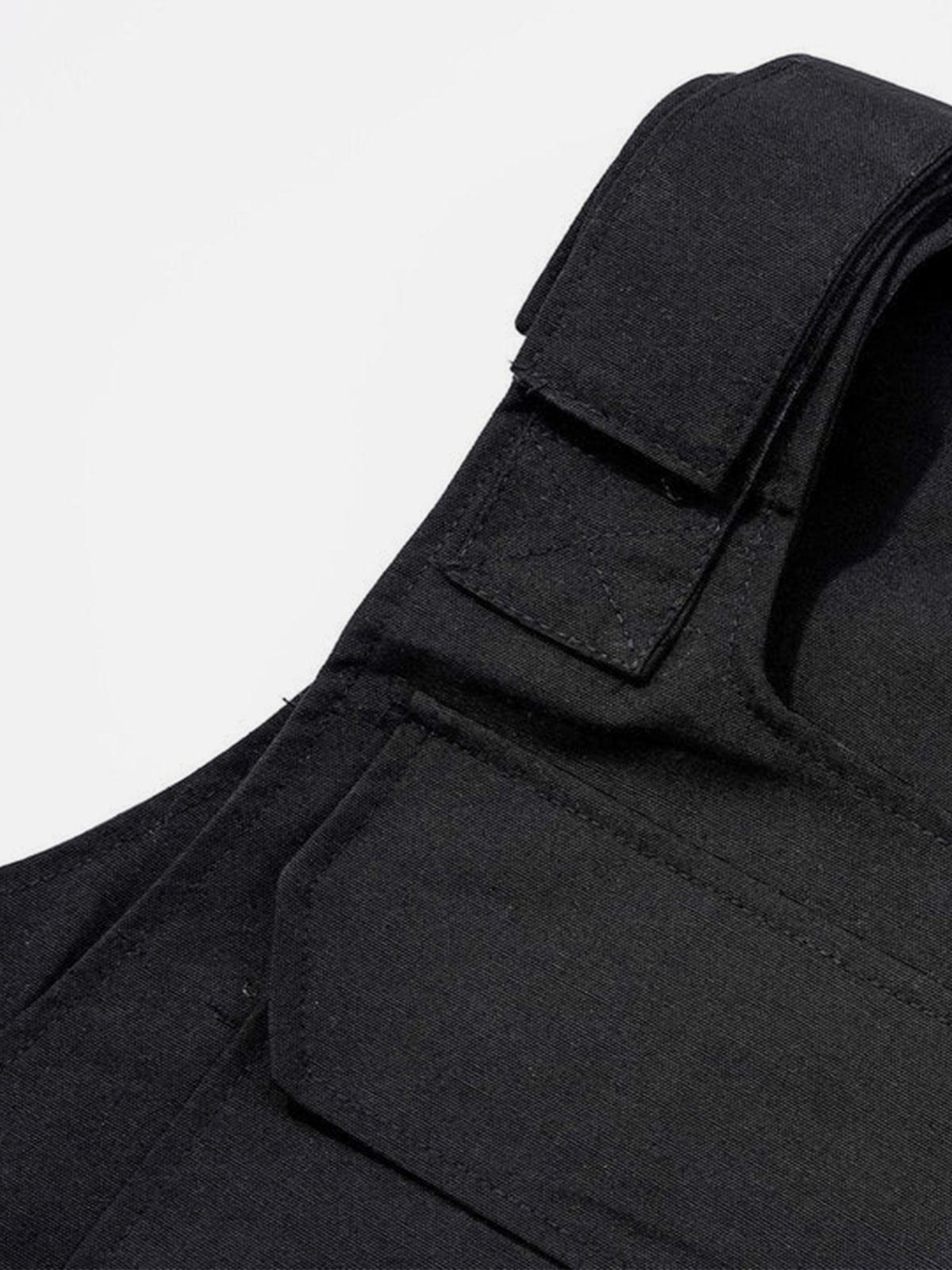 Techwear Velcro Print Pockets Vest Streetwear Brand Techwear Combat Tactical YUGEN THEORY