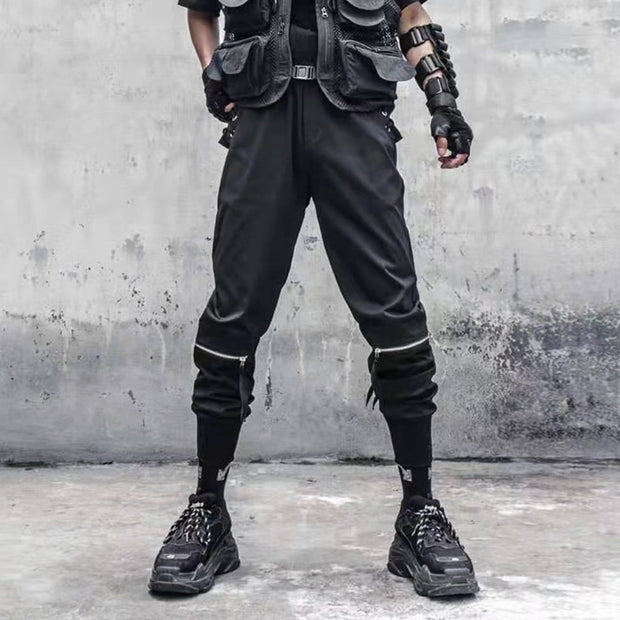 Techwear Zipper Cargo Pants Streetwear Brand Techwear Combat Tactical YUGEN THEORY