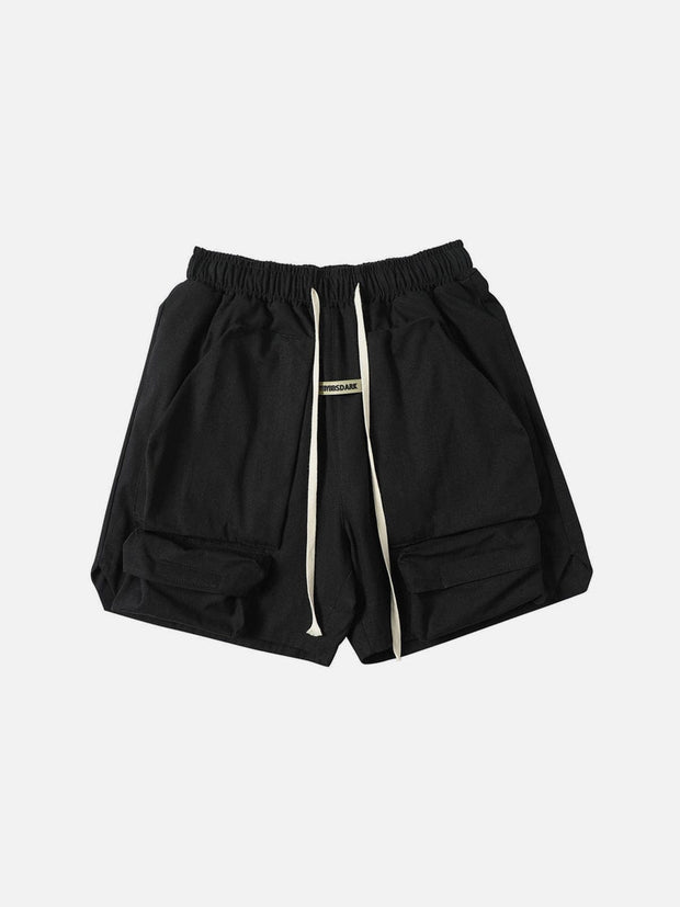 Three-dimensional Pleated Pockets Cargo Shorts Streetwear Brand Techwear Combat Tactical YUGEN THEORY