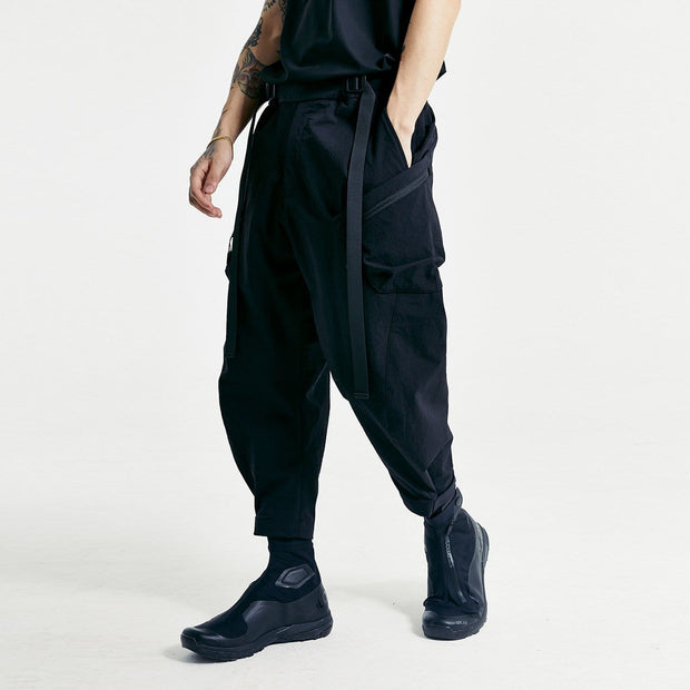 Three-dimensional Zipper Pocket Adjustment Pants Streetwear Brand Techwear Combat Tactical YUGEN THEORY