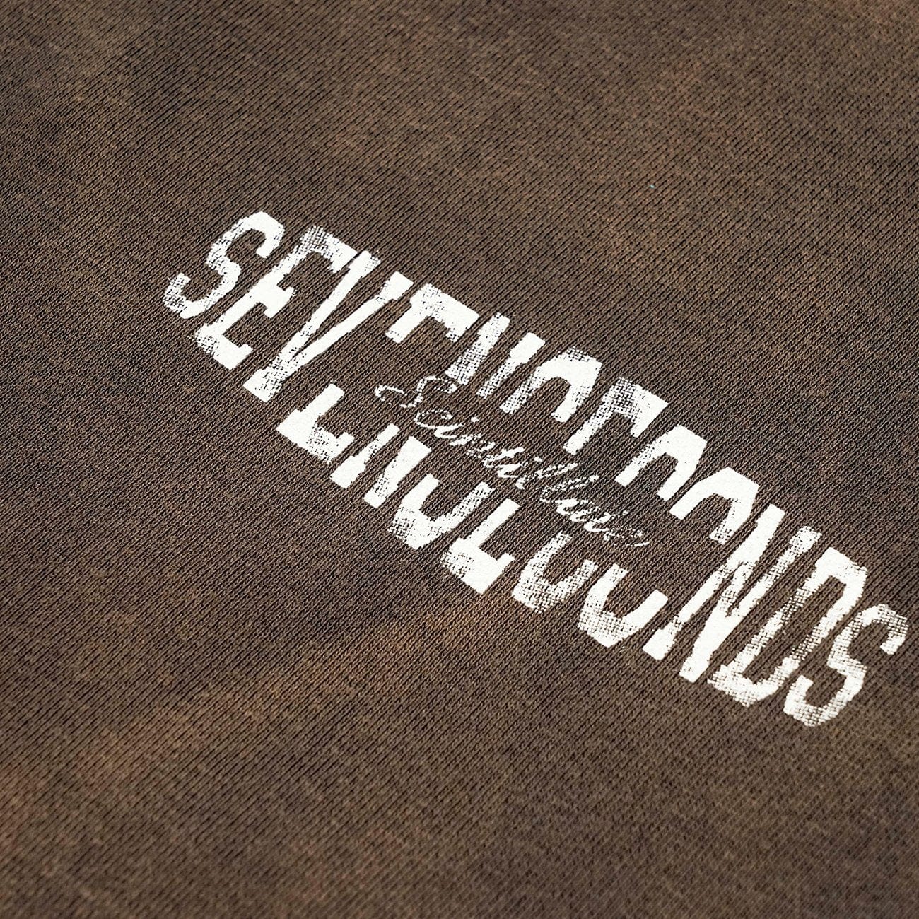 Tie Dye Letters Print Sweatshirt Streetwear Brand Techwear Combat Tactical YUGEN THEORY