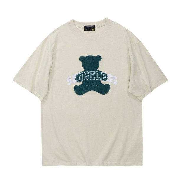 Varsity Teddy Bear Varsity T-Shirt Streetwear Brand Techwear Combat Tactical YUGEN THEORY