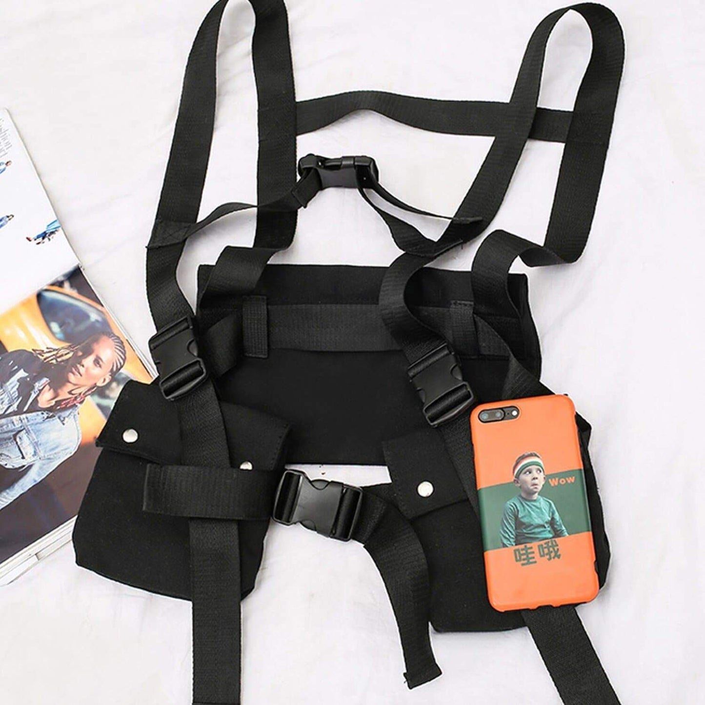 Vest Portable Waist Pack Streetwear Brand Techwear Combat Tactical YUGEN THEORY