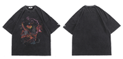 Washed Cyberpunk T-Shirt Streetwear Brand Techwear Combat Tactical YUGEN THEORY