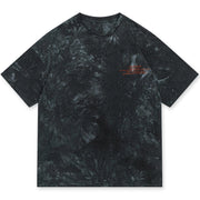 Washed Tie Dye Ghost Graphic Tee Streetwear Brand Techwear Combat Tactical YUGEN THEORY