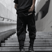 Webbing Dark Black Pants Streetwear Brand Techwear Combat Tactical YUGEN THEORY