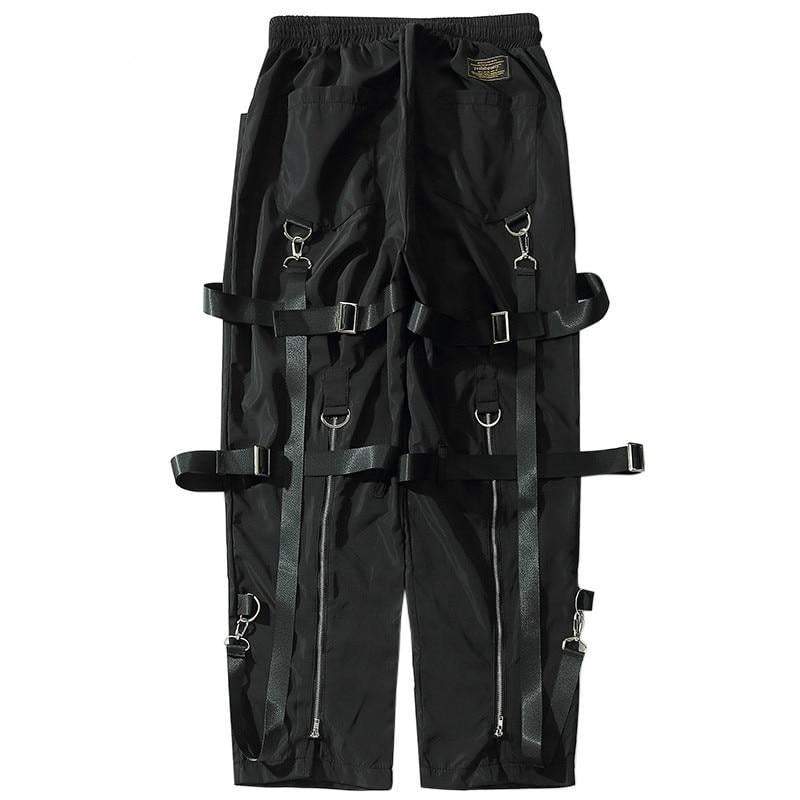 Wide Leg Cargo Pants Streetwear Brand Techwear Combat Tactical YUGEN THEORY
