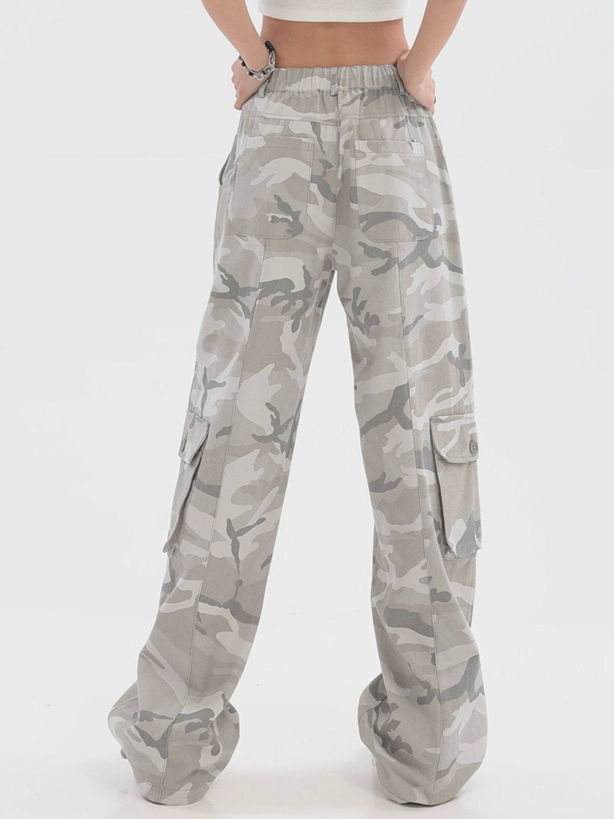 Wide-Leg Straight-Leg Cargo Pants Streetwear Brand Techwear Combat Tactical YUGEN THEORY