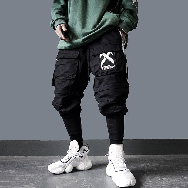 X Dark Zip-up Camo Techwear Pants Streetwear Brand Techwear Combat Tactical YUGEN THEORY