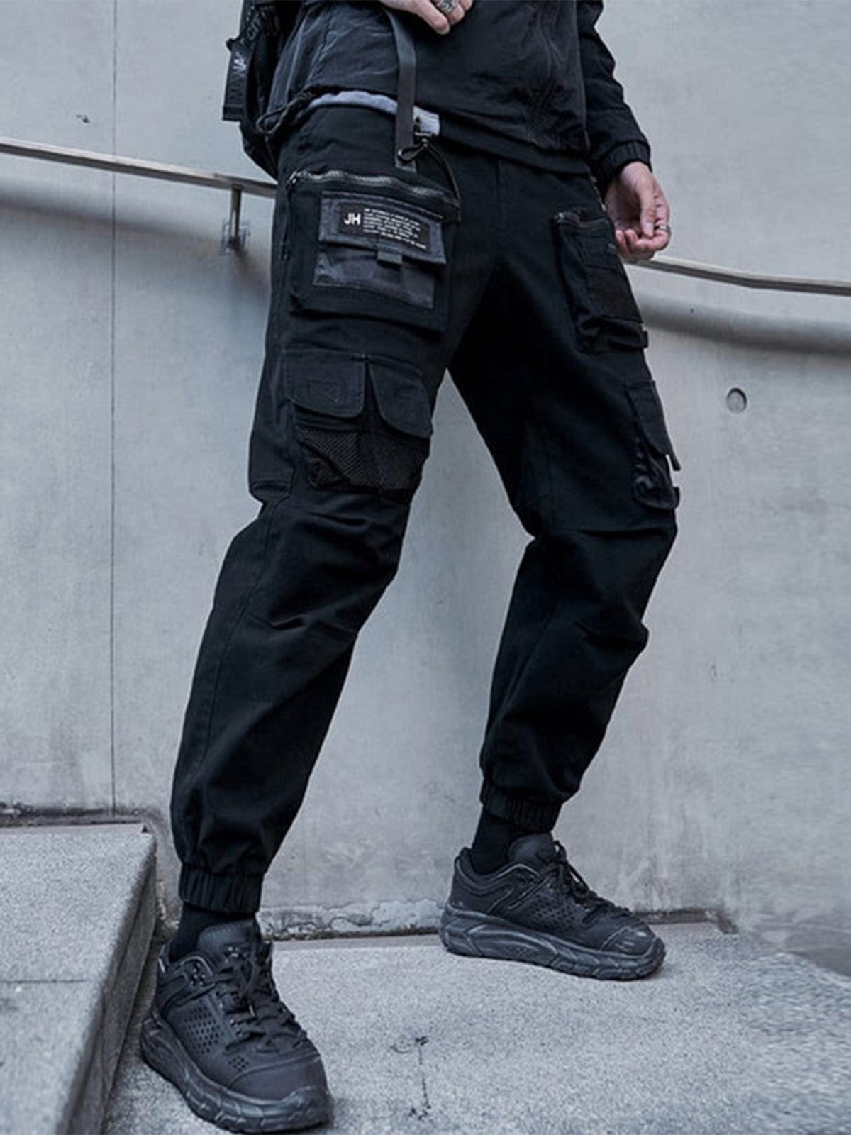Zip Multi Pockets Cargo Pants Streetwear Brand Techwear Combat Tactical YUGEN THEORY
