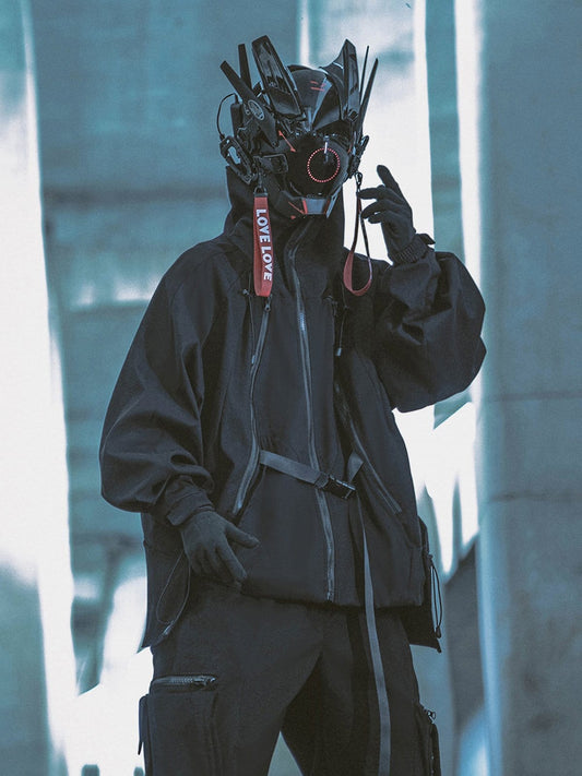 Zip Up Tie Dye Functional Jacket Streetwear Brand Techwear Combat Tactical YUGEN THEORY