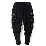 Zipper Multi Pockets Harem Pants Streetwear Brand Techwear Combat Tactical YUGEN THEORY