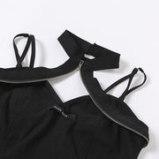 Zipper Neck Strap Vest Streetwear Brand Techwear Combat Tactical YUGEN THEORY
