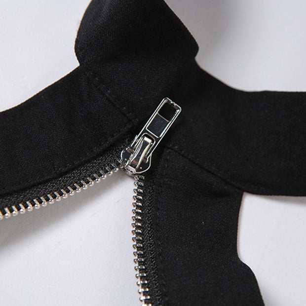 Zipper Neck Strap Vest Streetwear Brand Techwear Combat Tactical YUGEN THEORY