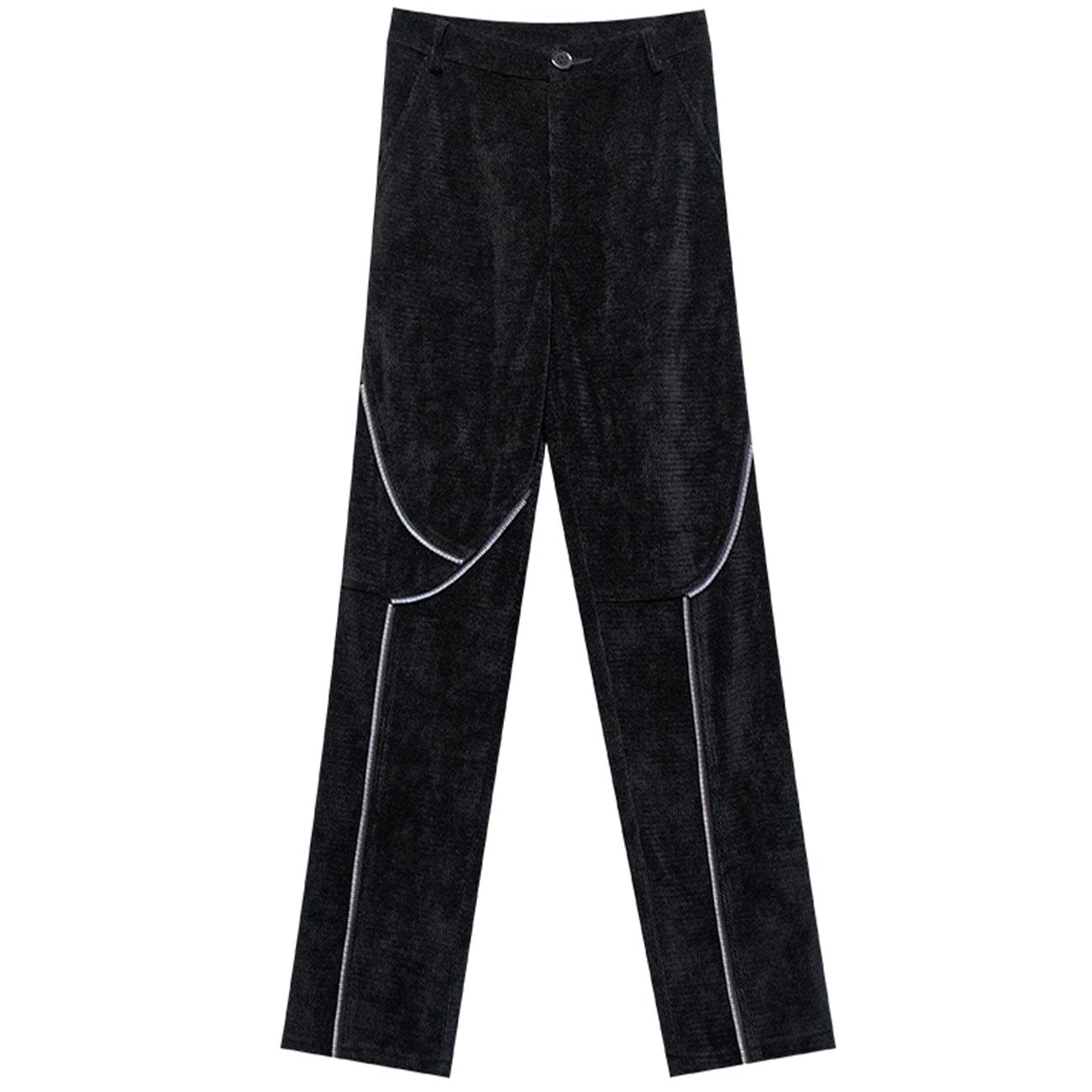Zipper Patchwork Corduroy Pants Streetwear Brand Techwear Combat Tactical YUGEN THEORY